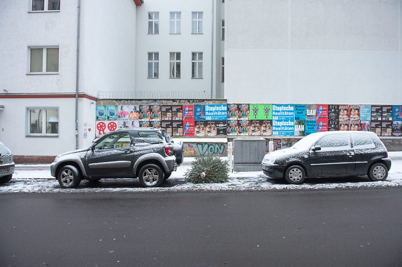 Schnee & Weihnachtsbaum / Fröhliches Neues Jahr» von Silas Kreienbühl